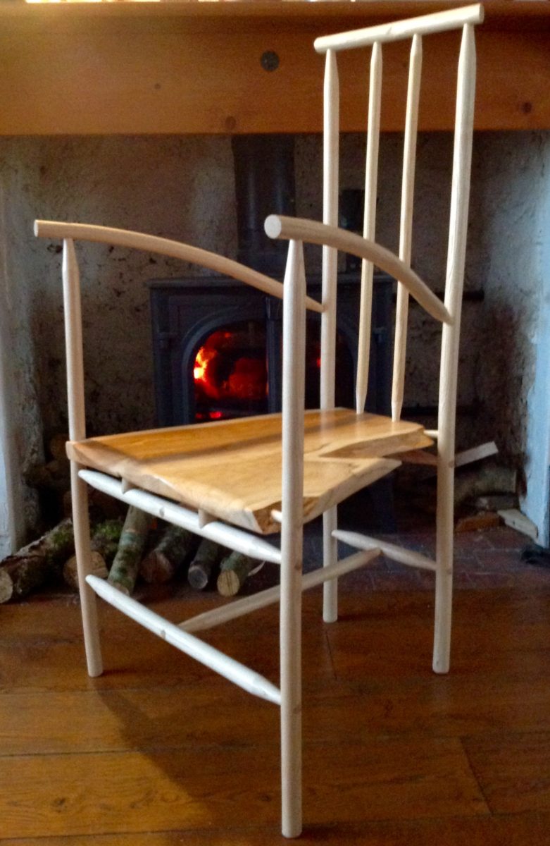 Cliche - Greenwood Ash and Yew Armchair - Jason Robards