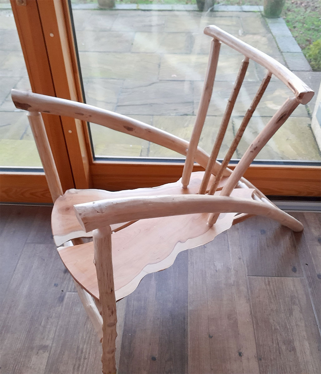 Perspective – Greenwood Hazel and Willow Armchair - Jason Robards