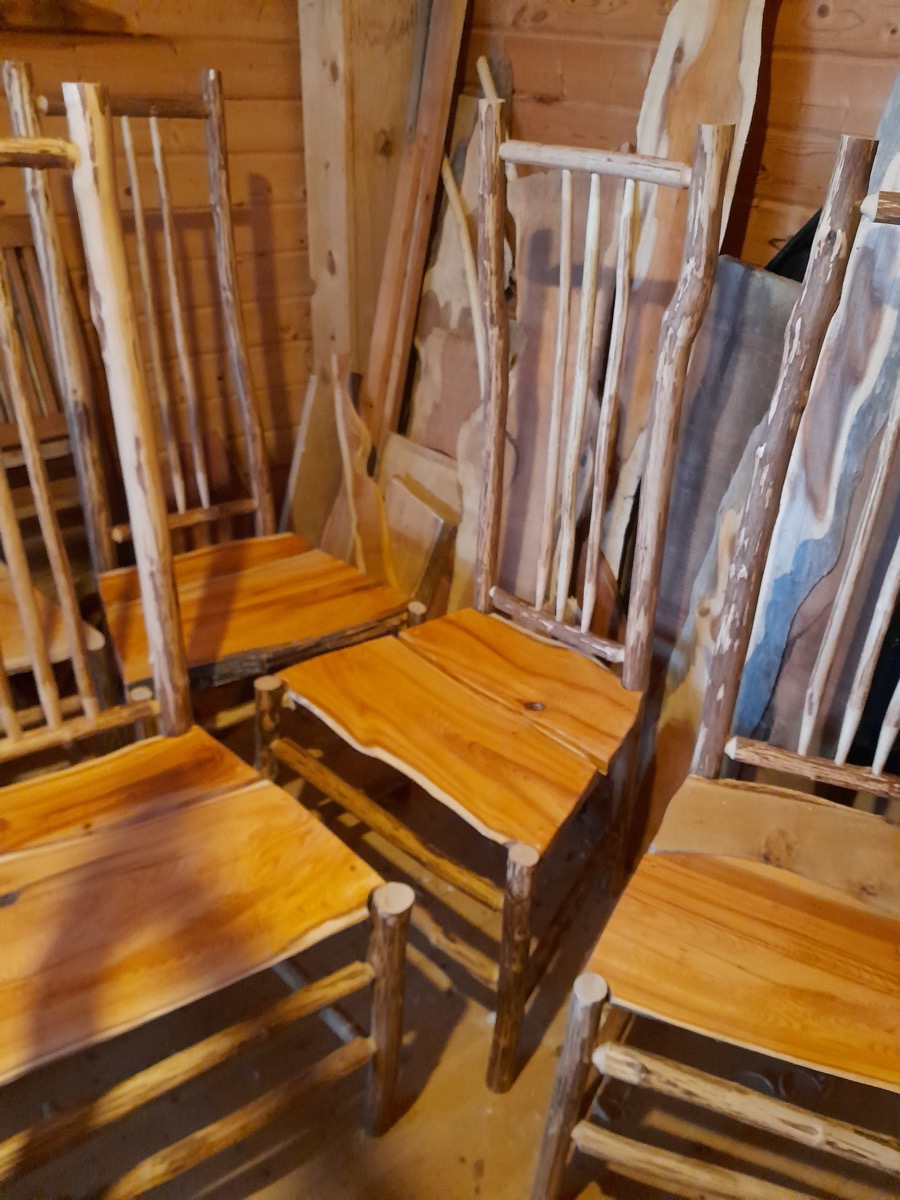 Plethora - Greenwood Hazel and Yew Dining Chairs - Jason Robards - Hedgerow Crafts