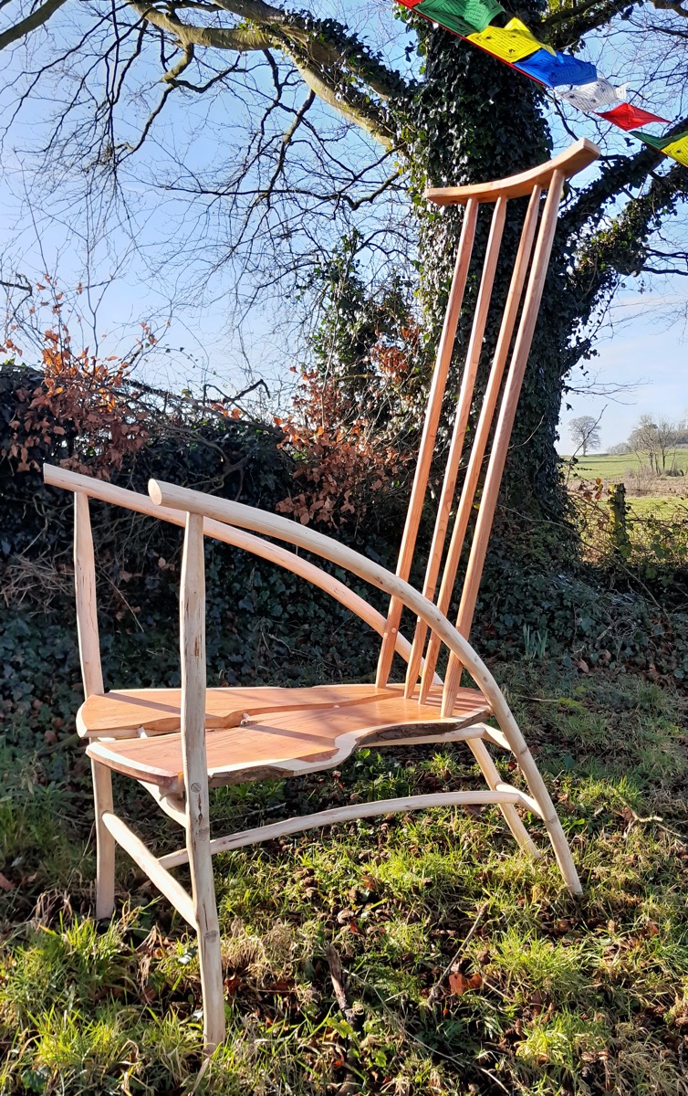 Between - Greenwood Willow and Yew Armchair - Jason Robards - Hedgerow Crafts