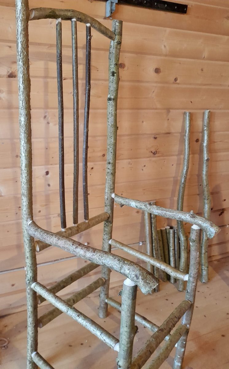 The Brief - Greenwood Hazel and Ash Childs Chairs and Tables - Jason Robards - Hedgerow Crafts