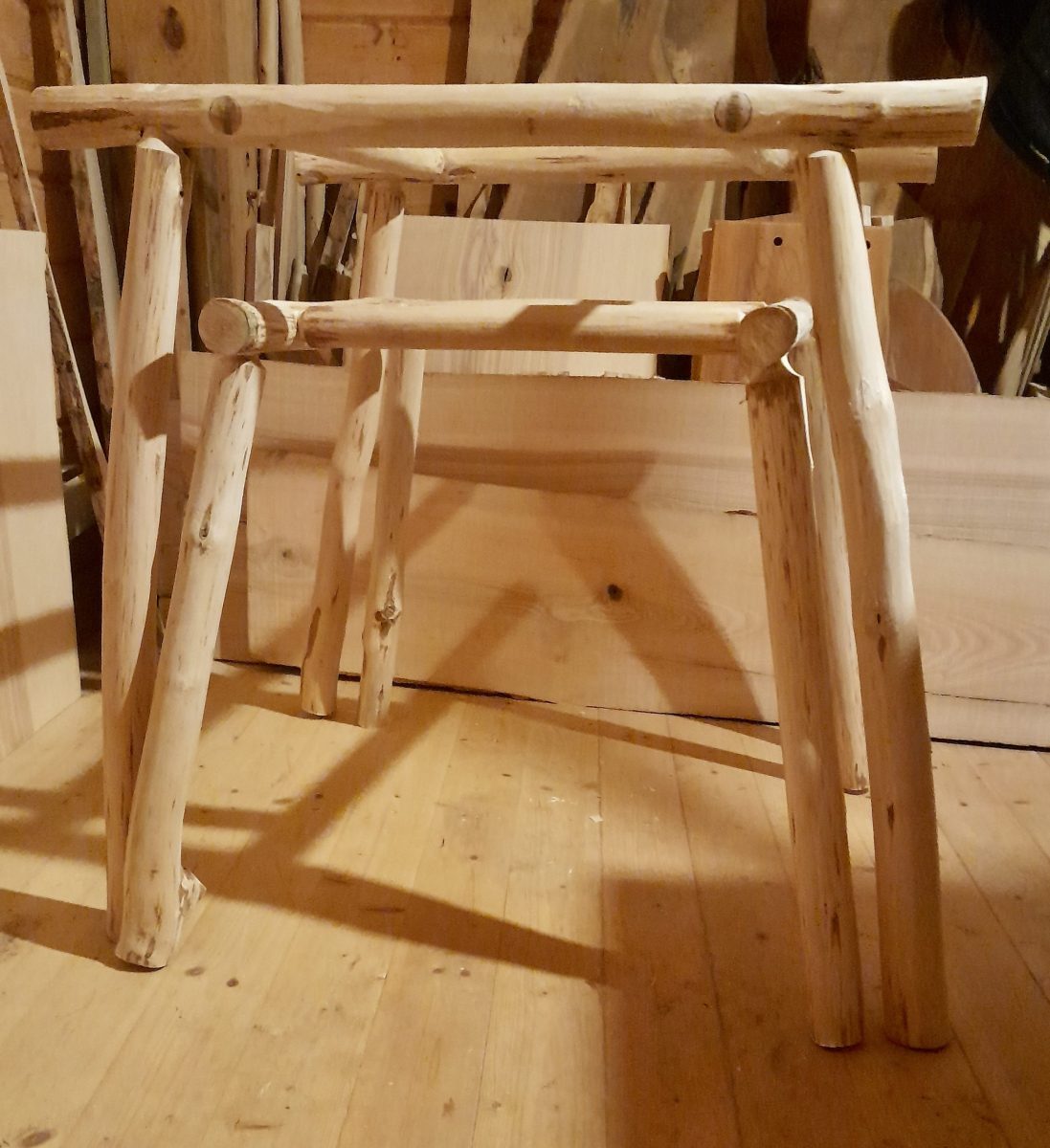 The Brief - Greenwood Hazel and Ash Childs Chairs and Tables - Jason Robards - Hedgerow Crafts